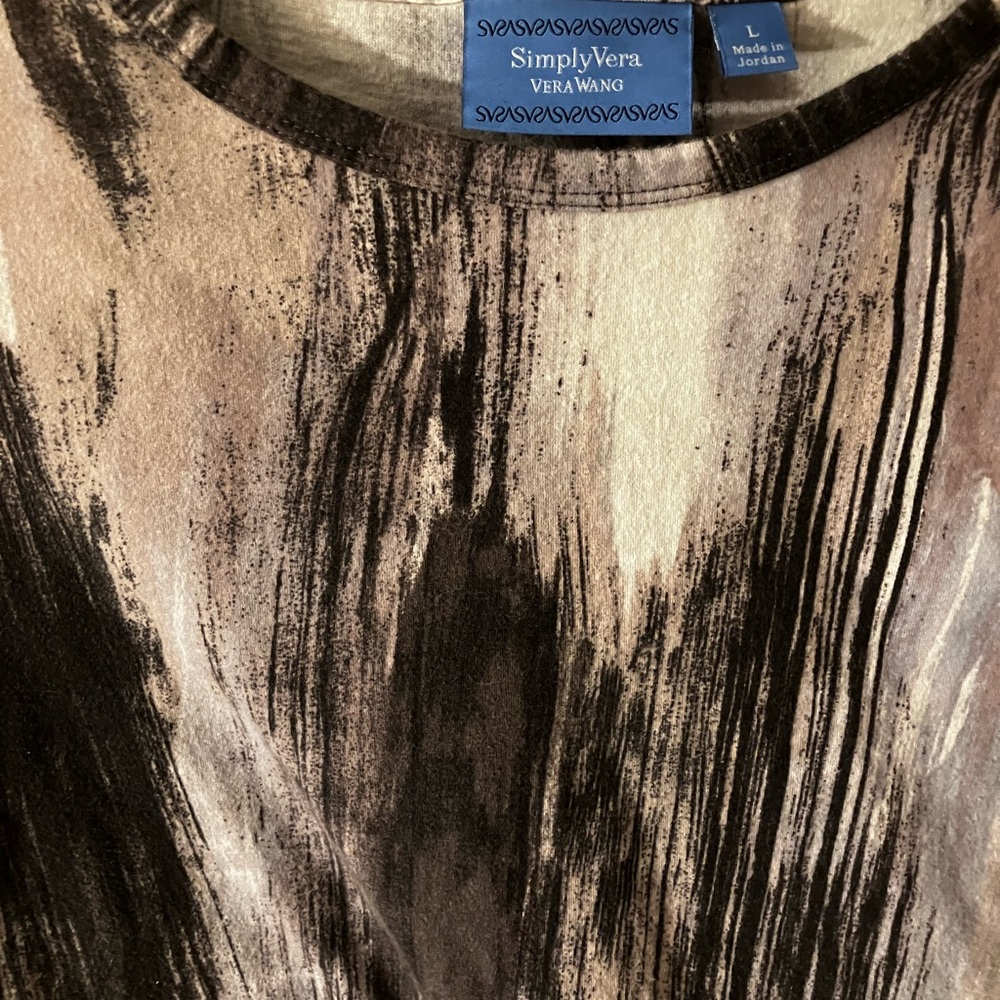 Simply Vera Vera Wang Brushstroke  Top - Picture 2 of 4